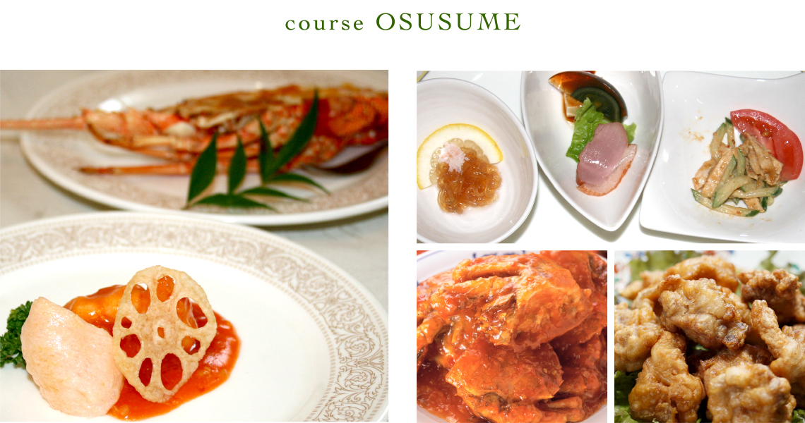 曲江春｜パーティコースメニュー｜おすすめコース